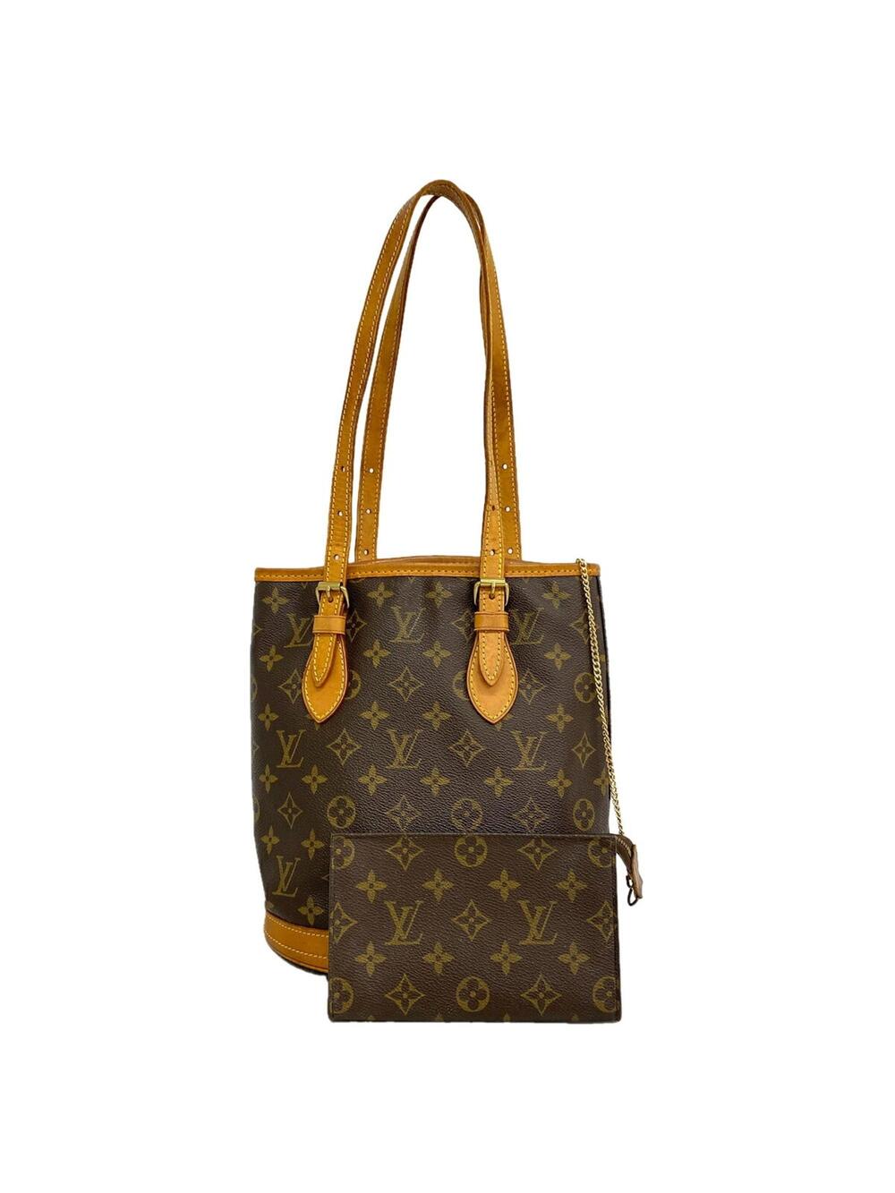 Louis Vuitton Petit Bucket Bag Canvas #350479L73B